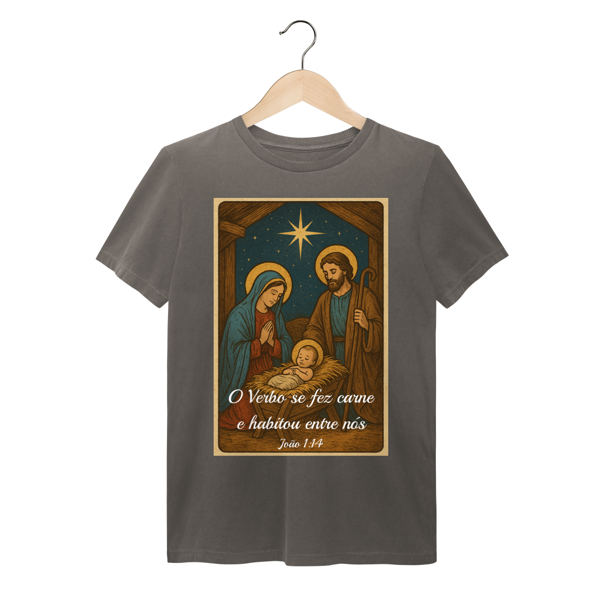 T-Shirt Estonada – “O Verbo Se Fez Carne”