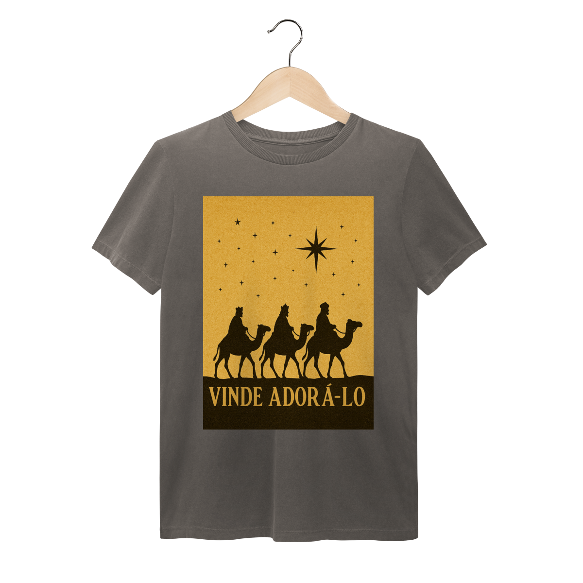 T-Shirt Estonada Vinde Adorá-Lo – Reis Magos