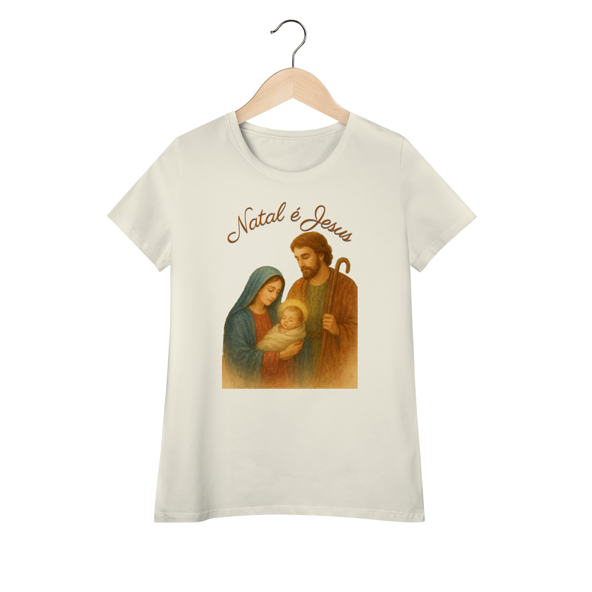 Baby Long Pima Natal é Jesus – Sagrada Família