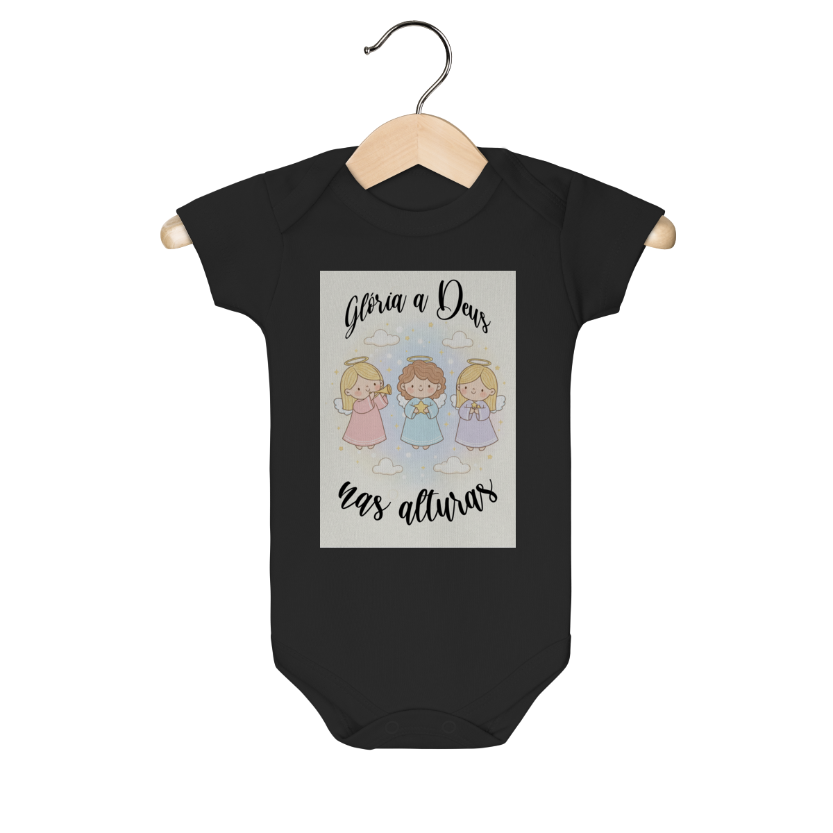 Body Infantil Glória a Deus nas Alturas – Anjinhos