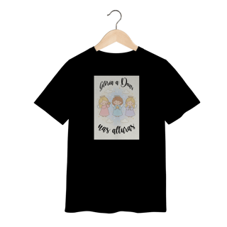 Camiseta Quality Infantil Glória a Deus nas Alturas – Anjinhos (2 a 8 anos)
