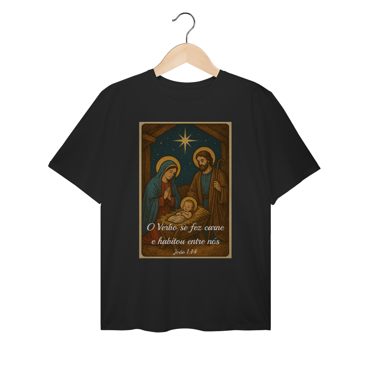 T-Shirt Plus Size – “O Verbo Se Fez Carne”