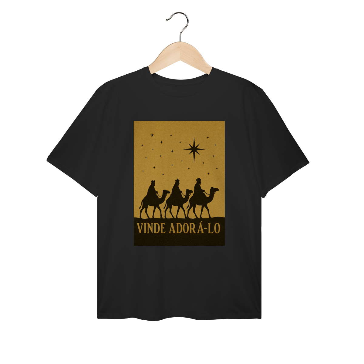 T-Shirt Plus Size Vinde Adorá-Lo – Reis Magos