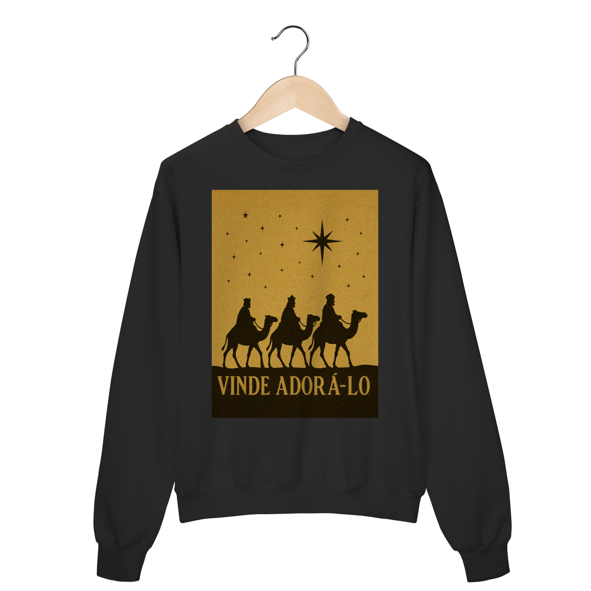 Moletom Prime Fechado Vinde Adorá-Lo – Reis Magos