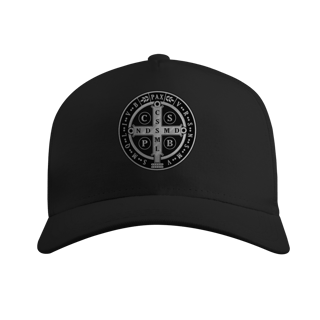 Boné Americano com Tela – Medalha de São Bento