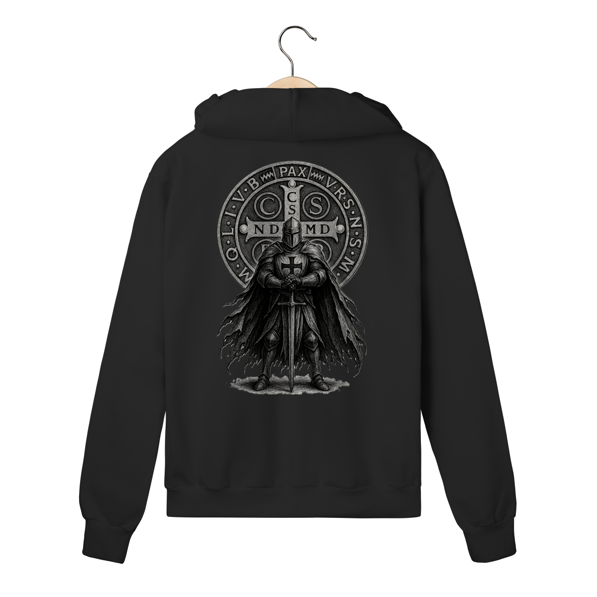 Moletom Prime com Zíper – São Bento | Cavaleiro & Medalha