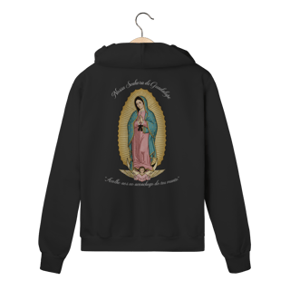 Moletom Prime com Zíper – Nossa Senhora de Guadalupe | Fé que Acompanha