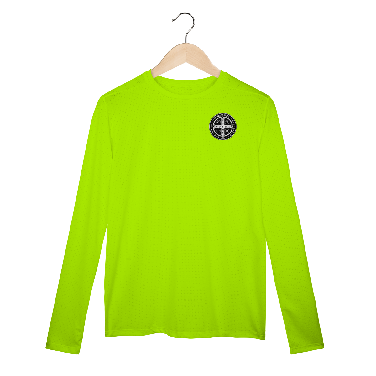 Camisa Manga Longa Sport Dry UV – São Bento | Frente Minimalista & Costas Imponentes