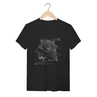 Camiseta Masculina Ornitóptero Da Vinci 100% Algodão Quality