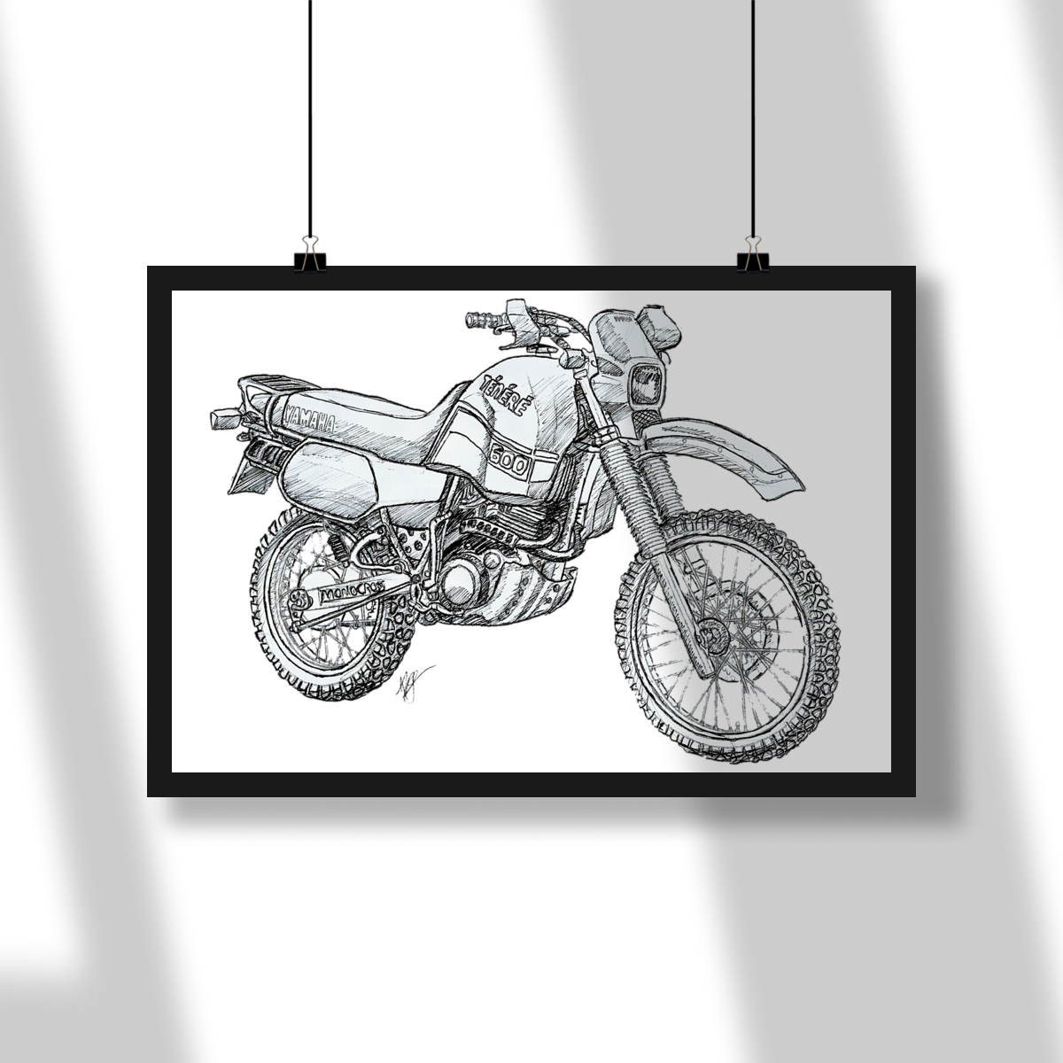 Nome do produto: Poster Ténéré Sketch 