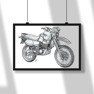 Poster Ténéré Sketch 