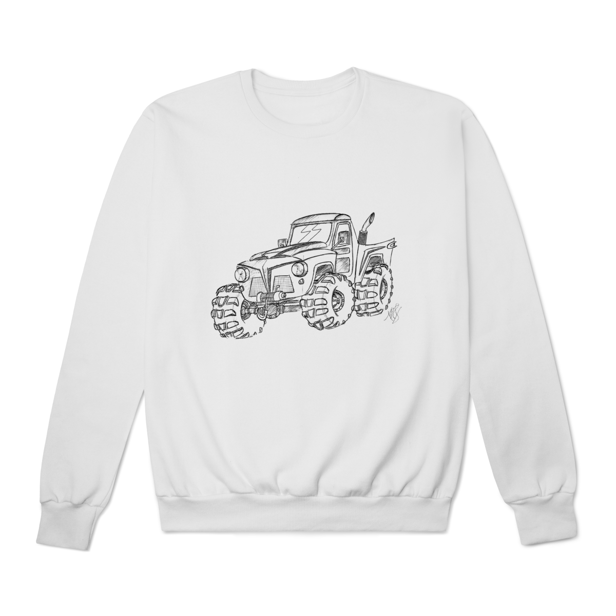 F75 Sketch Cartoon | Moletom Fechado