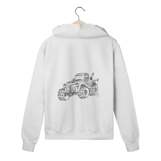 F75 Sketch Cartoon | Moletom Zíper