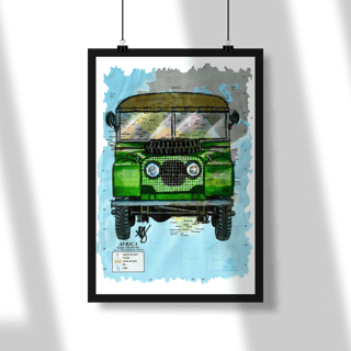Poster Land Rover Série 2 Múndi