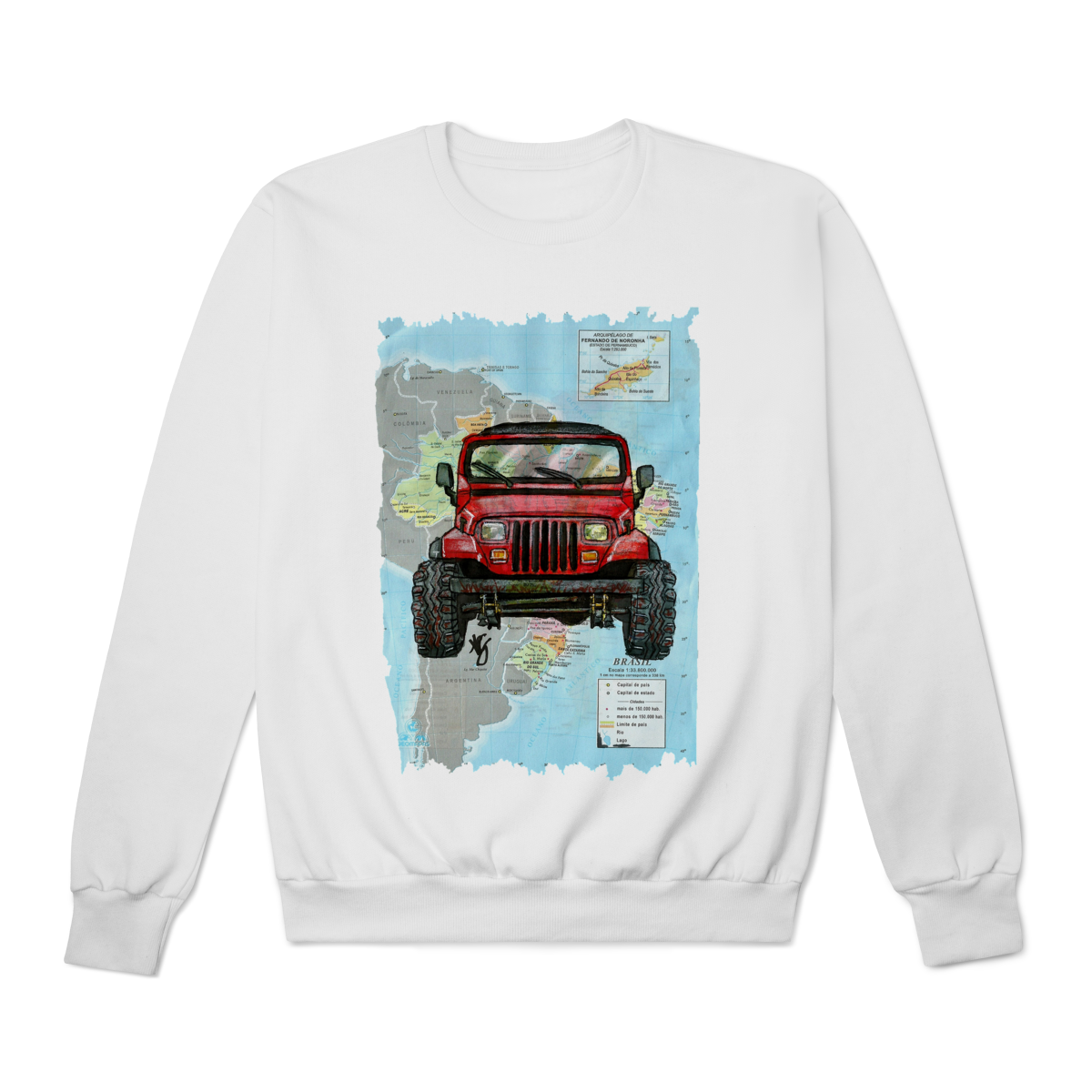 Nome do produto: Jeep Wrangler Múndi | Moletom Fechado