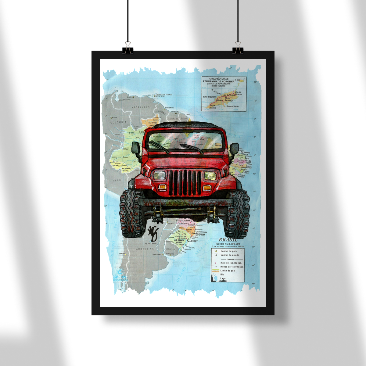 Poster Jeep Wrangler Múndi 