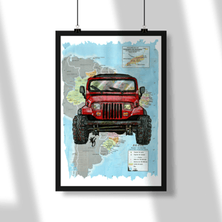 Poster Jeep Wrangler Múndi 
