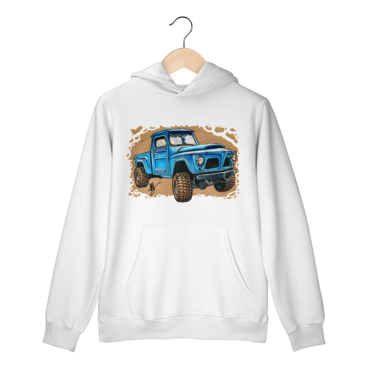 F75 Trail Cartoon | Moletom Canguru