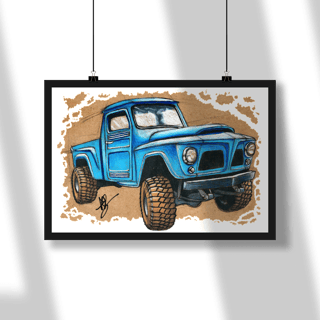 Poster F75 Trail Cartoon