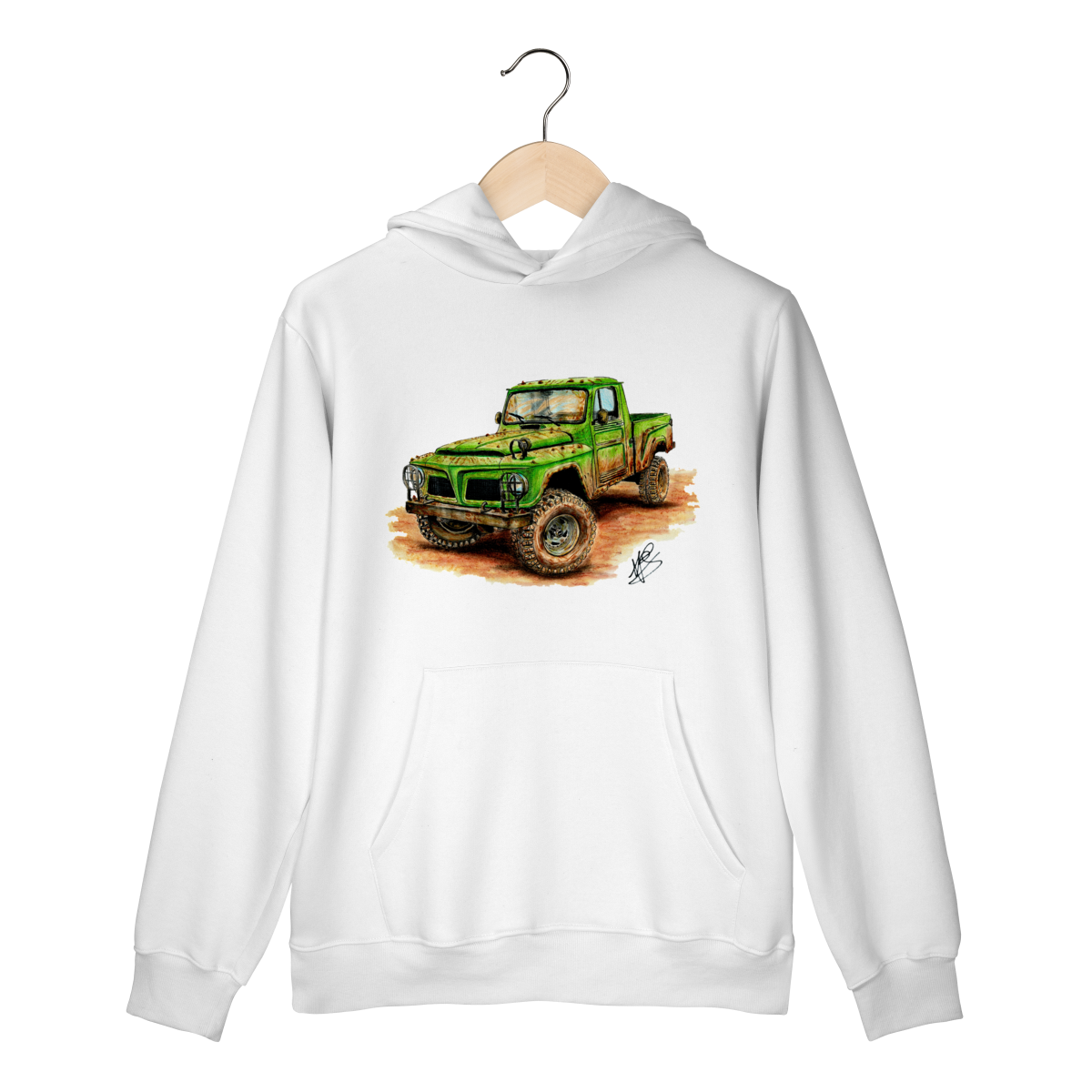 F75 Green Action - Moletom Canguru