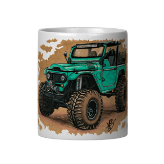 Land Cruiser Camper Caneca
