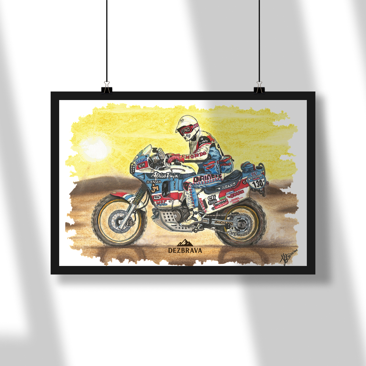 Africa Twin Dakar Pôster