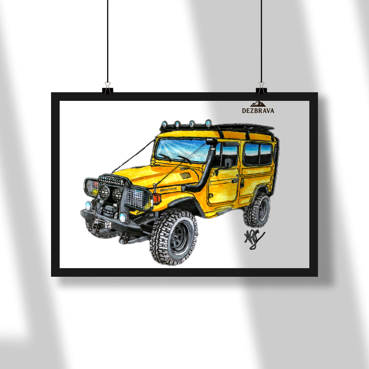 Nome do produto: Bandeirante Overland Pôster