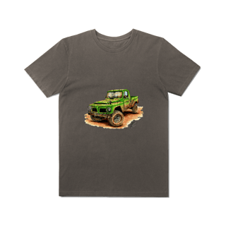 F75 Green Action Camiseta Estonada