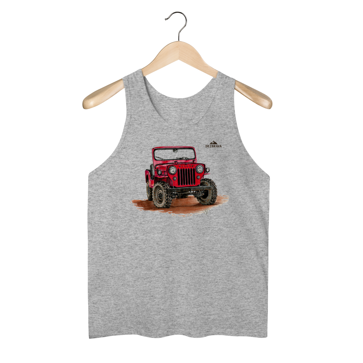 Willys Cj3 Camiseta Regata