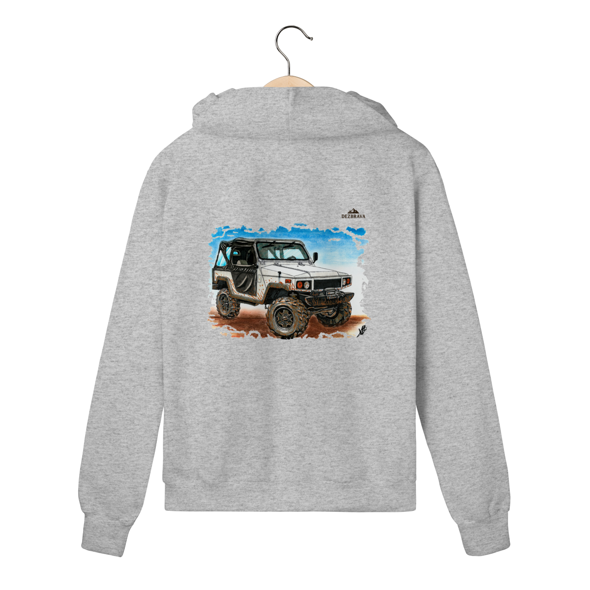 Engesa Blusa Moletom Zíper