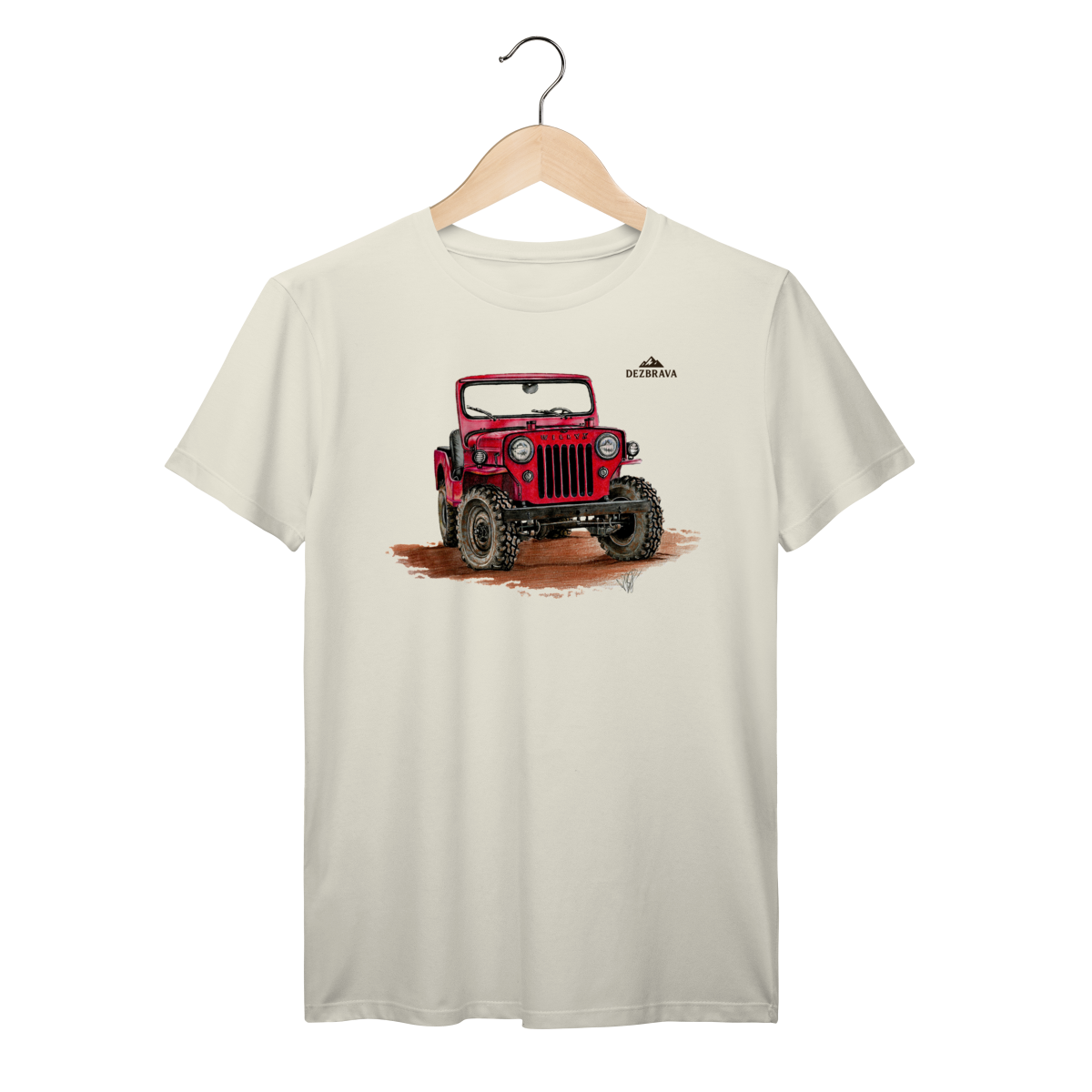 Willys Cj3 Camiseta Prime