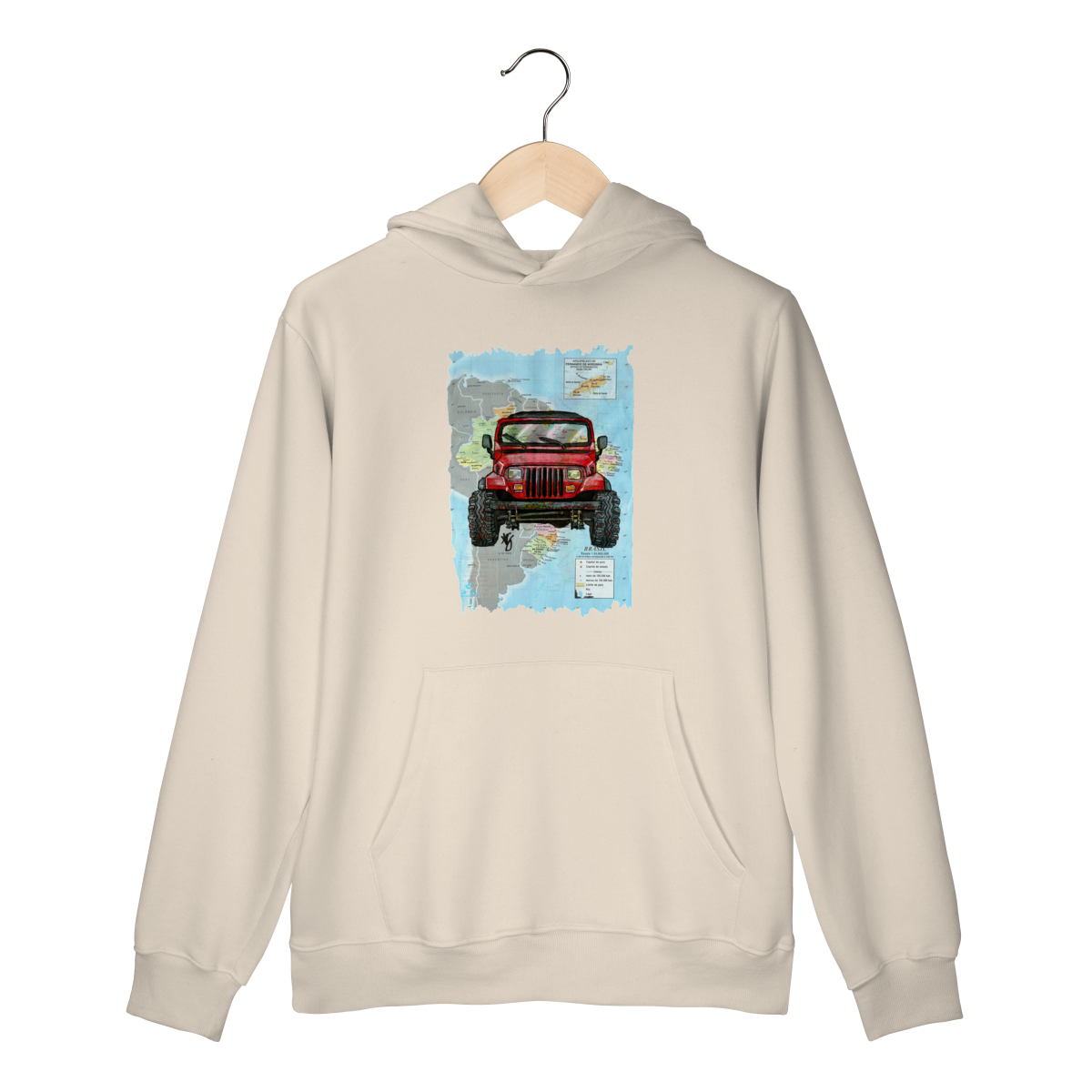 Nome do produto: Jeep Wrangler Múndi | Moletom Canguru