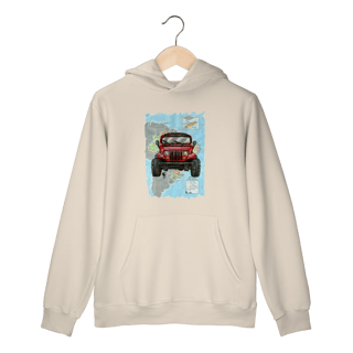 Jeep Wrangler Múndi | Moletom Canguru