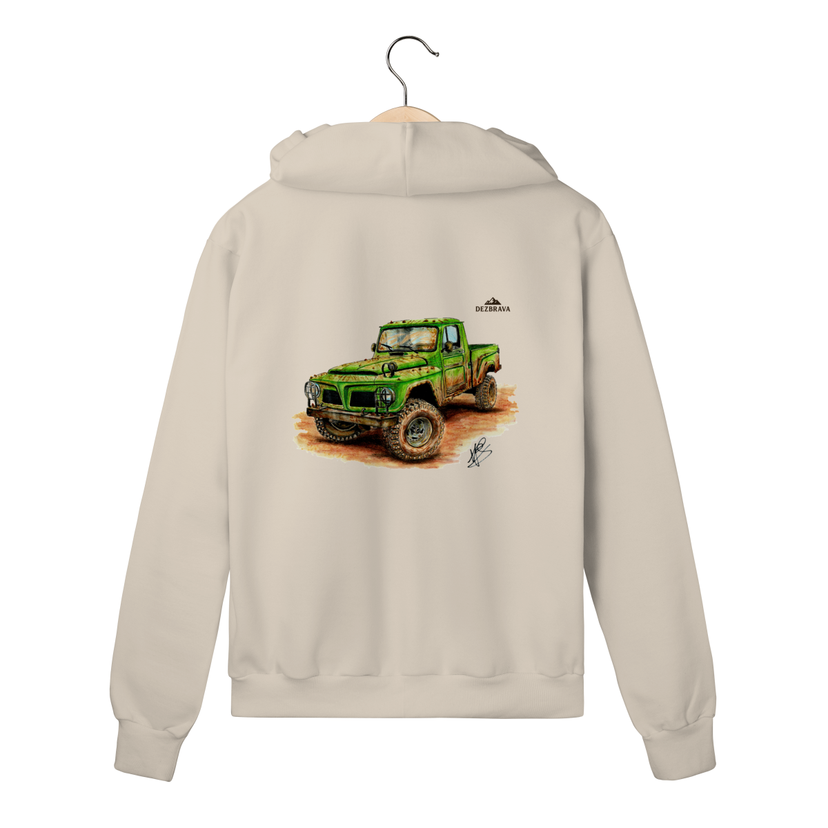 Nome do produto: F75 Green Action Blusa Moletom Zíper