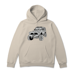 Rural Willys Sketch | Moletom Canguru