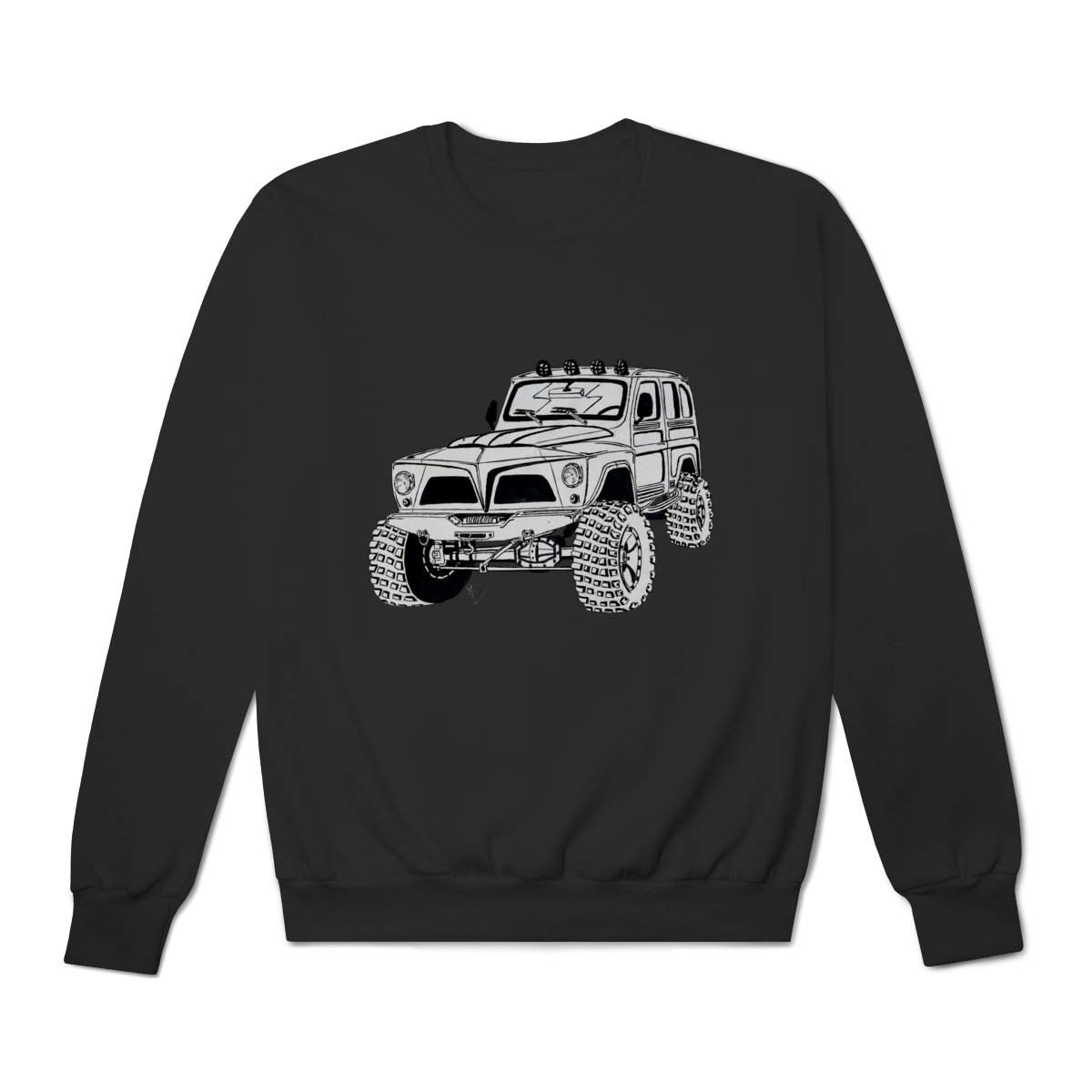 Nome do produto: Rural Willys Sketch | Moletom Fechado