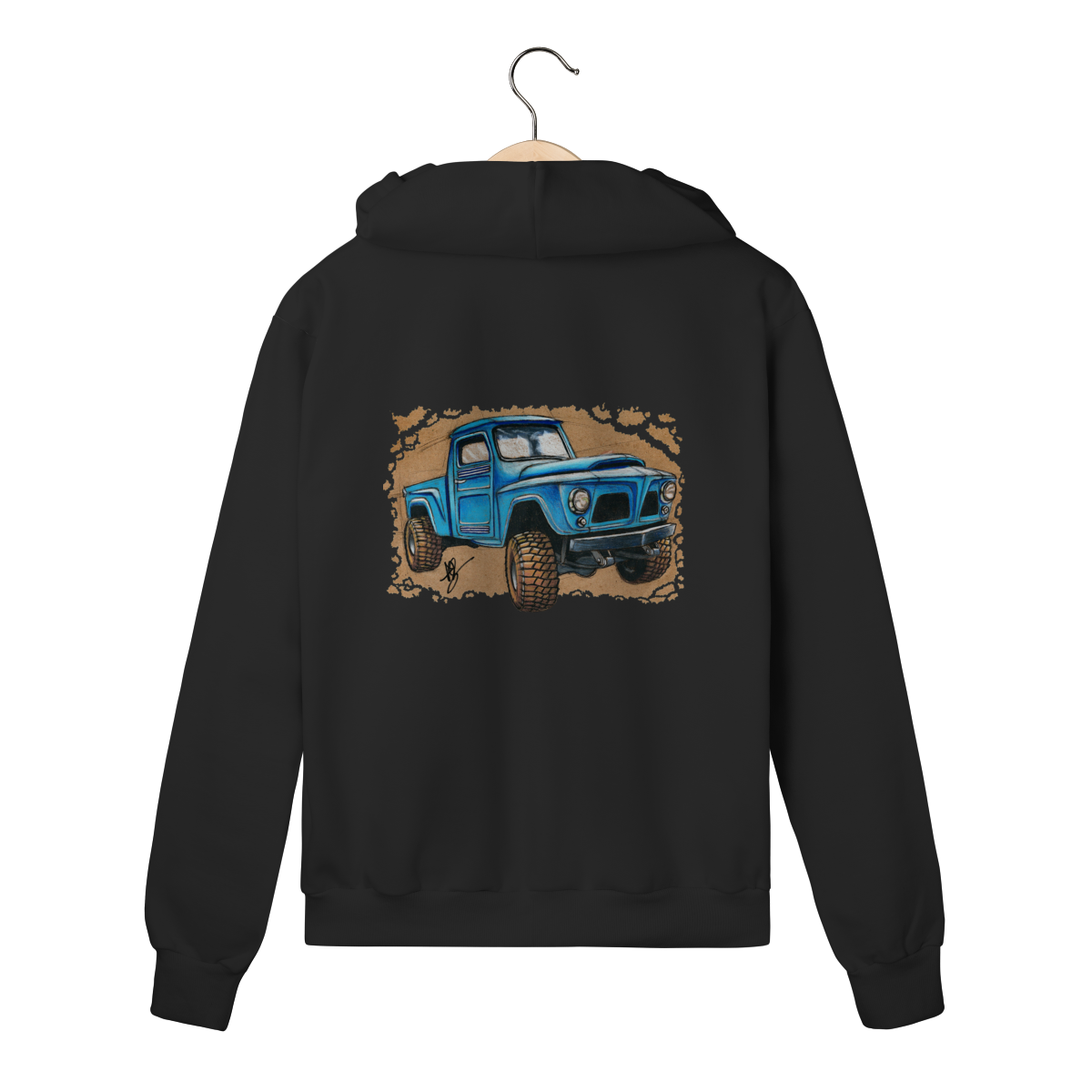 F75 Trail Cartoon | Moletom Zíper