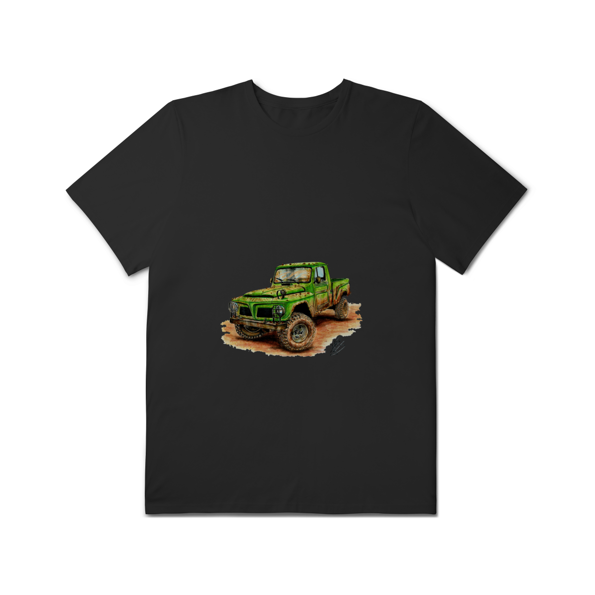 F75 Green Action Camiseta Plus Size