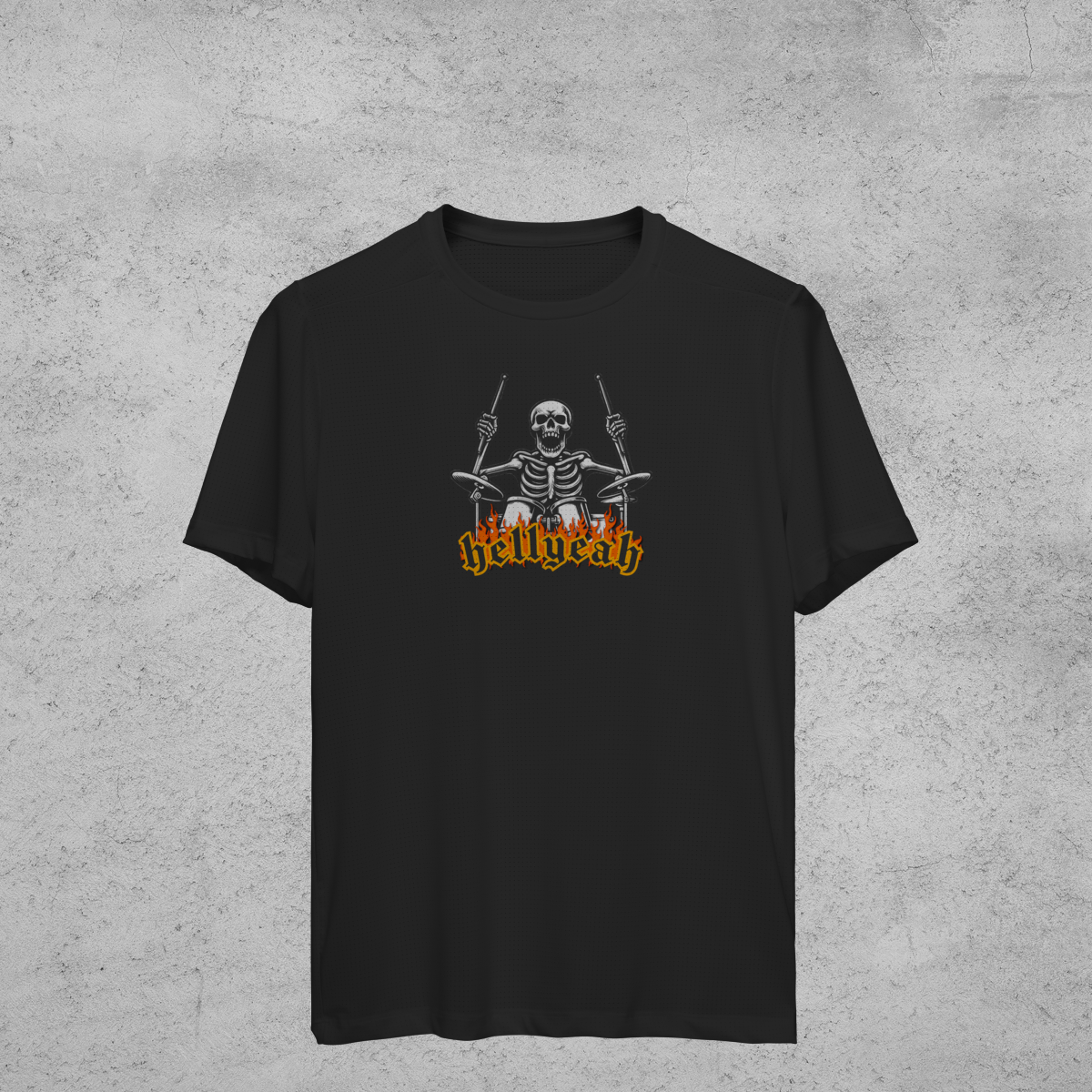 Camiseta Drum in Hell Sport Dry UV