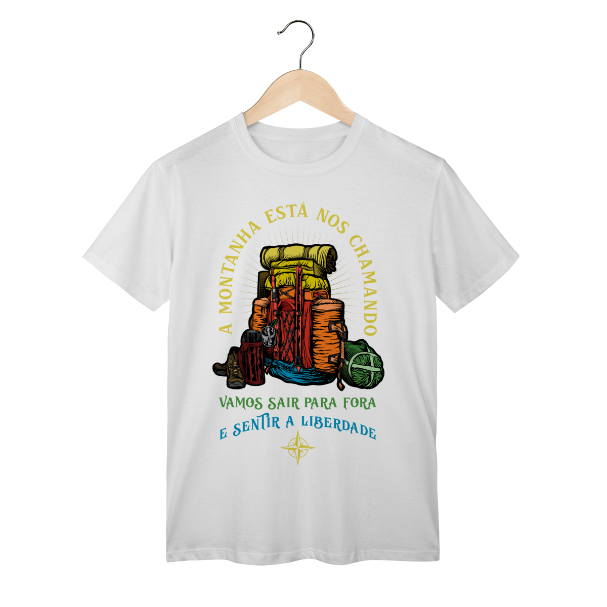Camiseta Unisex - A Montanha está nos chamando