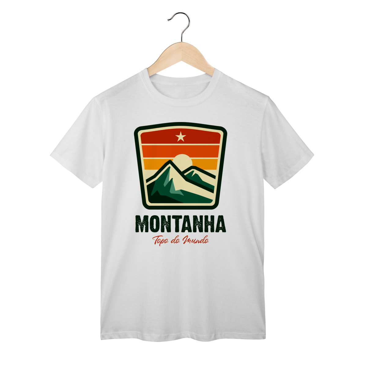 Camiseta Unisex - Montanha Topo do Mundo