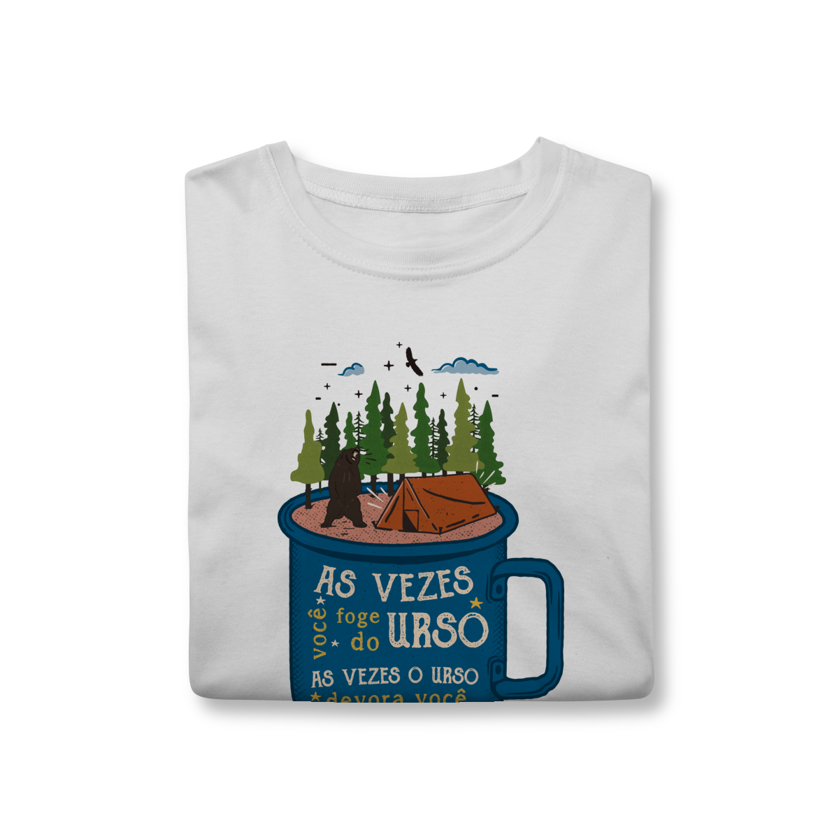 Camiseta Unisex - Urso Devora