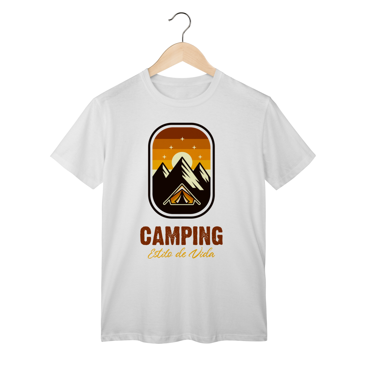 Camiseta Unisex - Camping Estilo de Vida