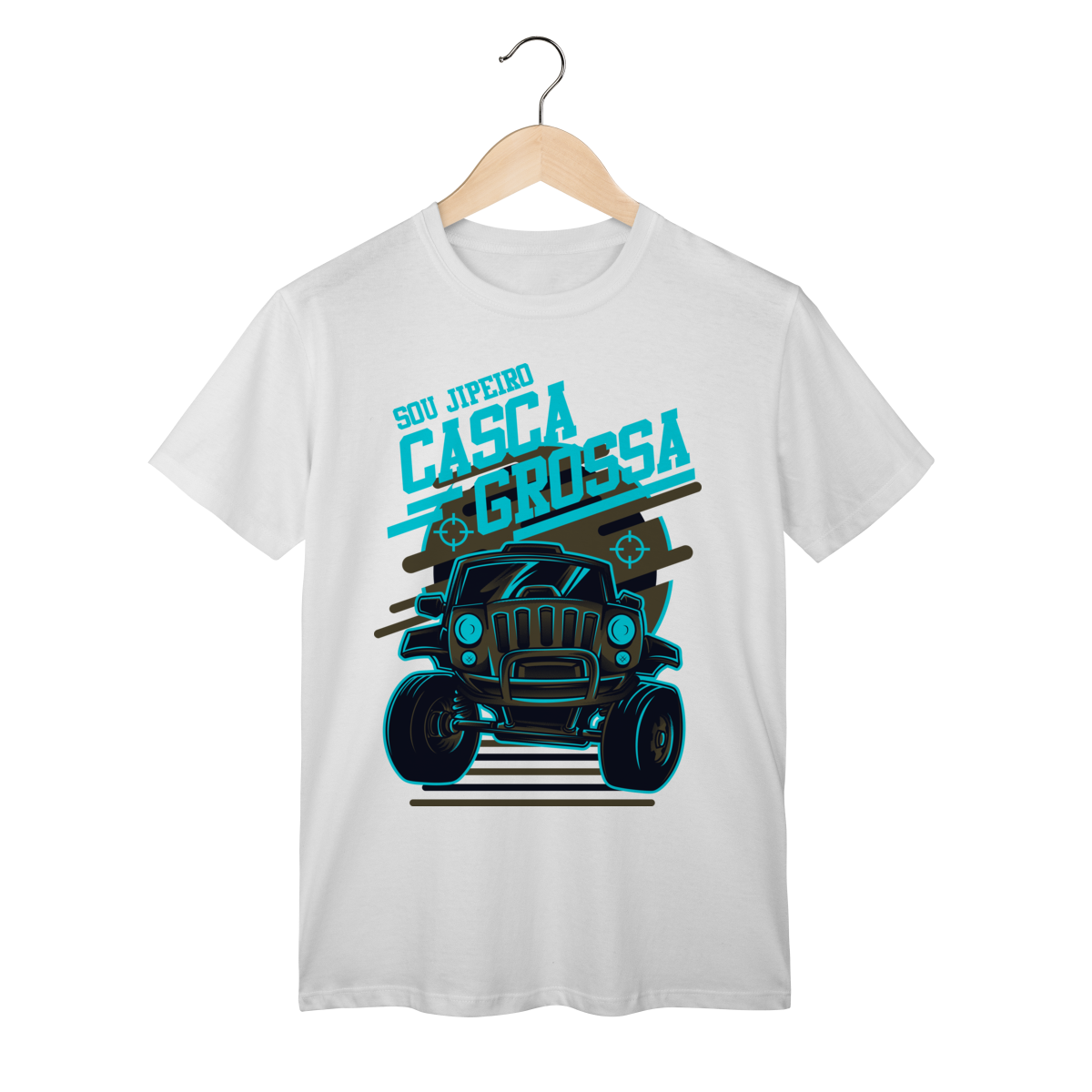 Camiseta Unisex - Sou Jipeiro Casca Grossa 4X4