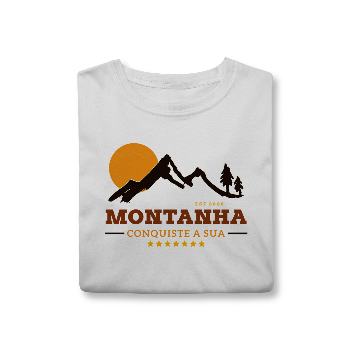 Camiseta Unisex - Montanha Conquite a Sua