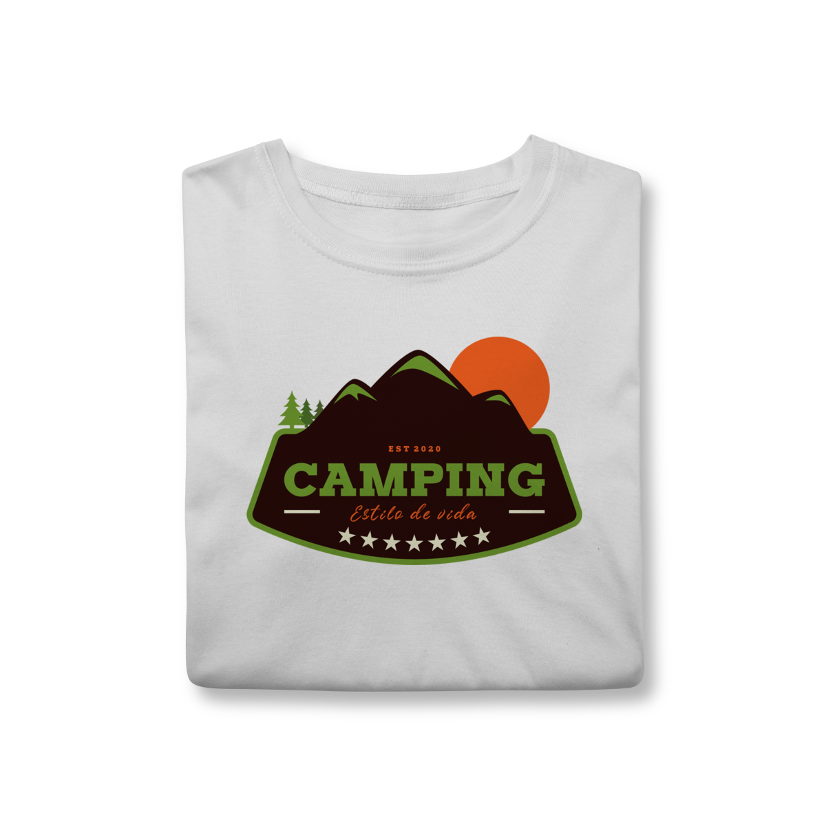 Camiseta Unisex - Camping Estilo de Vida