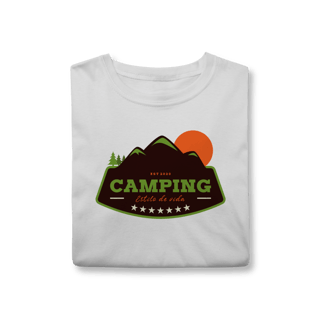 Camiseta Unisex - Camping Estilo de Vida