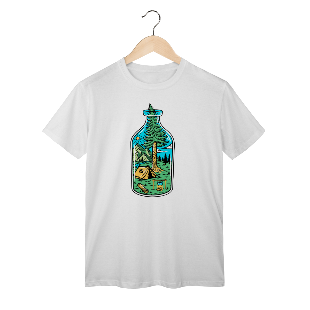 Camiseta Unisex - Natureza na Garrafa 