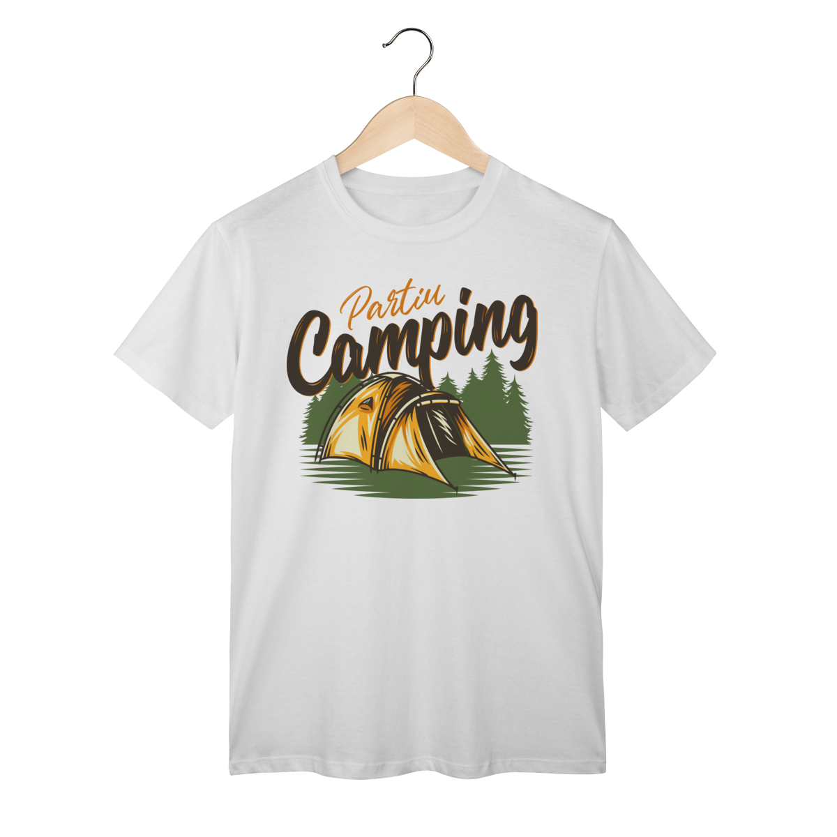 Camiseta Unisex - Partiu Camping