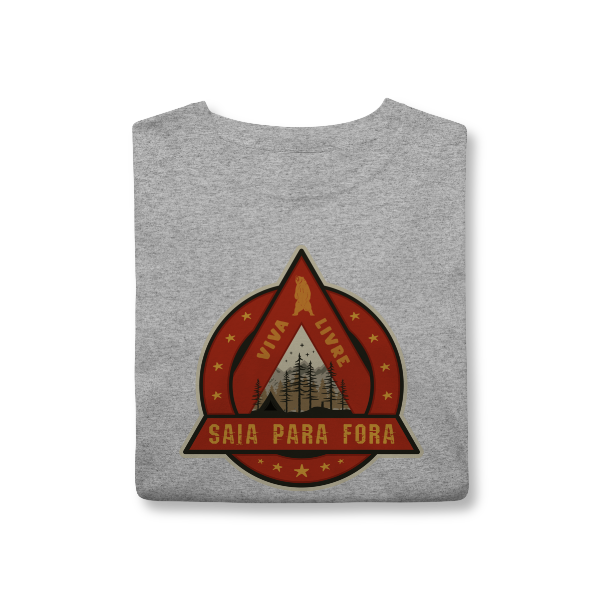 Camiseta Unisex - Saia Para Fora e Viva Livre